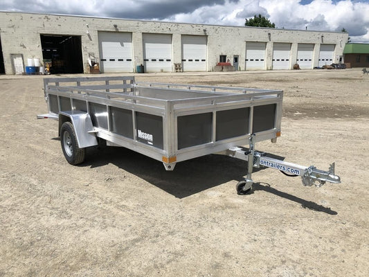 2022 Mission Trailers 6×12 Aluminum Open Utility w/Integrated Rear Ramp image 0