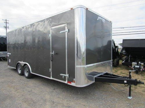 Homesteader 8.5 x 20 Enclosed 7K Car Trailer – 6″ Added Height image 0