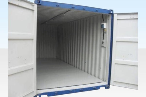 20Ft X 8Ft Flat Floor Bunded Store – Conex Box USA image 0