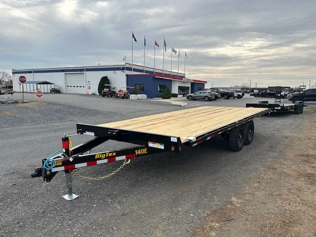 Big Tex 8.5 X 20 Deckover Equipment Trailer – Flat Deck image 3