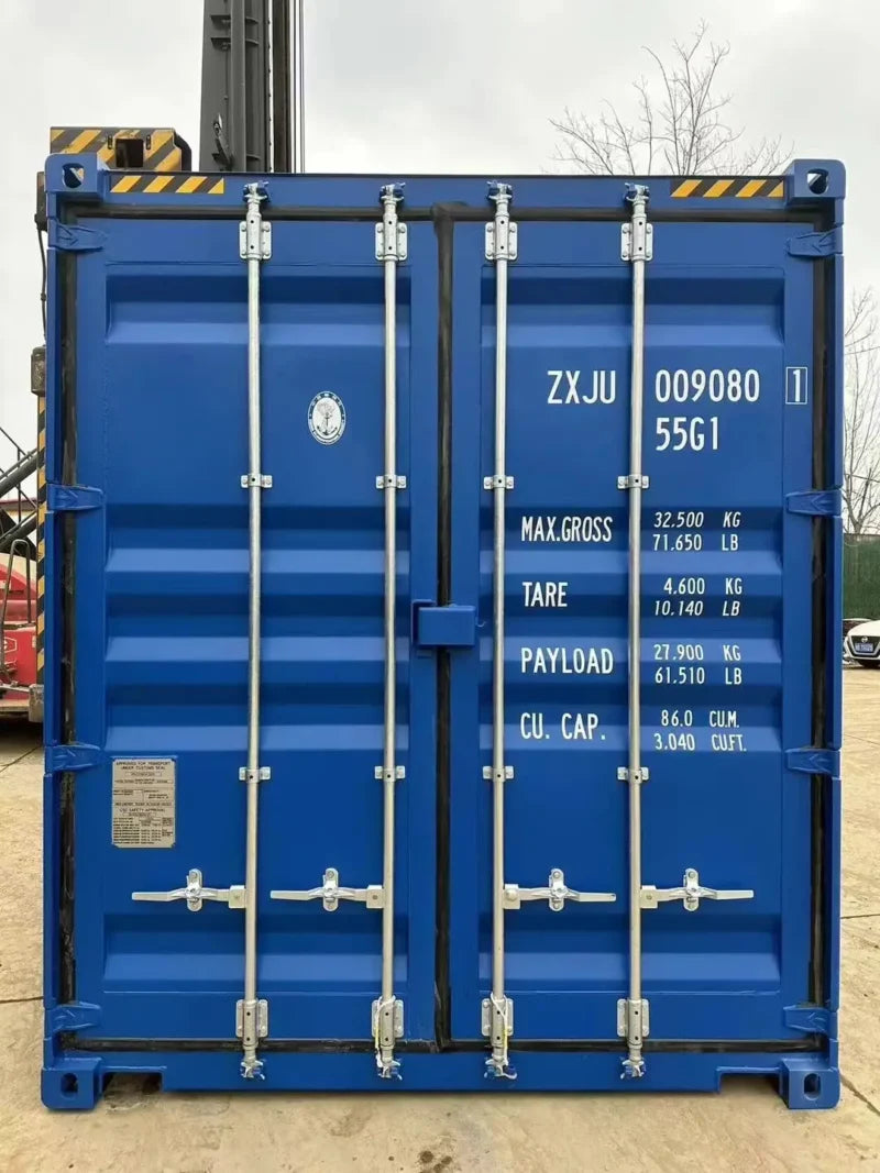 New 45‑ft High Cube Shipping Container – Bold Blue Finish image 3