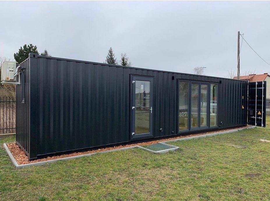 New 40HC Black Custom Container Home image 0