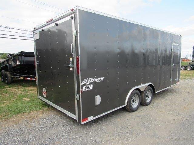 Homesteader 8.5 x 20 Enclosed 7K Car Trailer – 6″ Added Height image 1