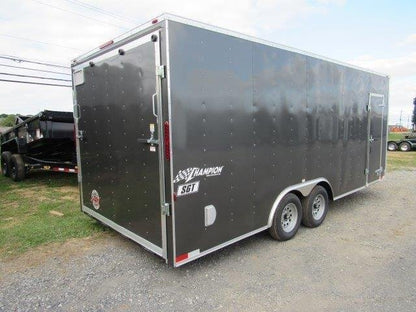 Homesteader 8.5 x 20 Enclosed 7K Car Trailer – 6″ Added Height image 1