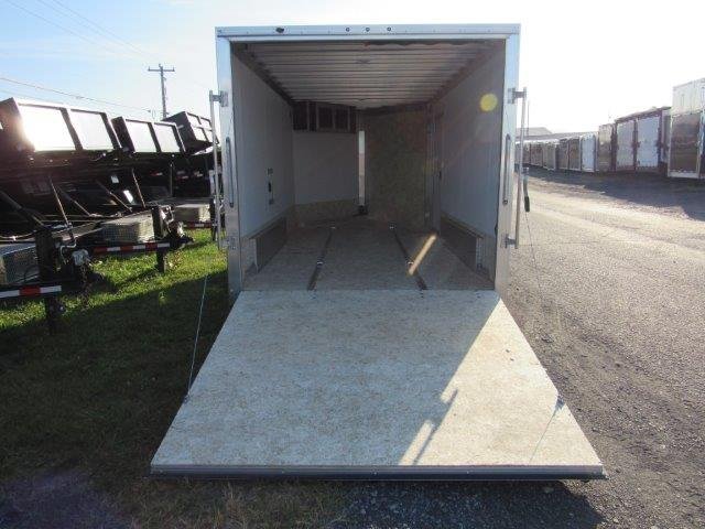 Sno Pro 7.5 x 14 Drive On/Off Snowmobile Trailer – All Aluminum image 1