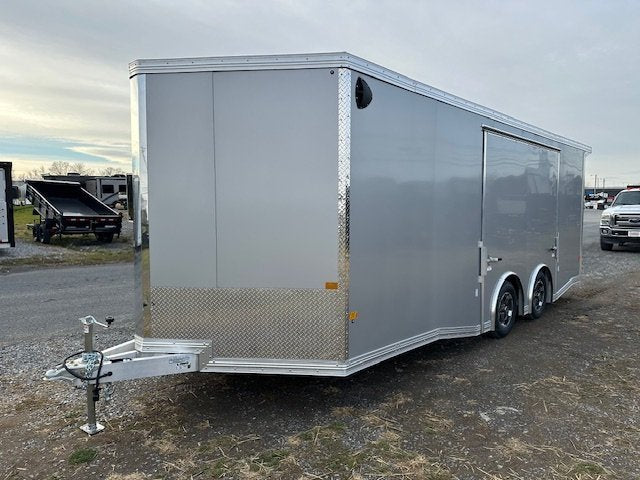 Cargo Pro 8.5 x 20 Aluminum V-Nose Car Hauler – Escape Door image 3