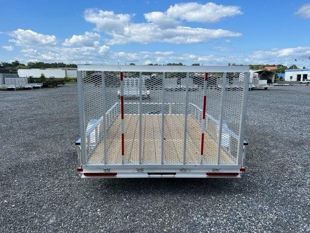 Carry-On 7 x 12 Aluminum Landscape Utility Trailer – Rear Gate image 1