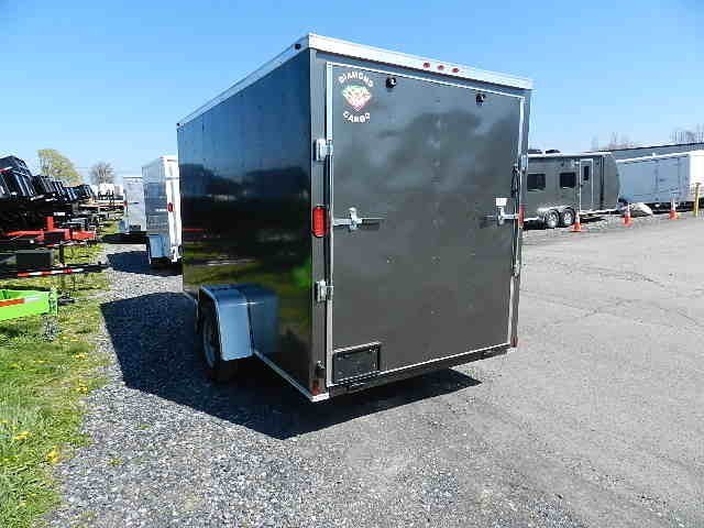 Diamond Cargo 6 x 12 Enclosed Trailer – Ramp Door image 3