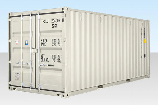 20Ft Shipping Container (One Trip) – White image 0