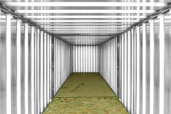 6M X 2.1M End Linked Flat Packed Container Bundle (Galvanised) image 2