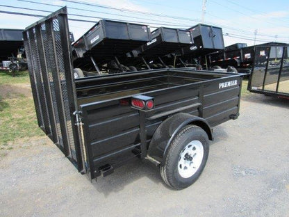 Premier 5 x 8 Landscape Utility Trailer – Steel Sides image 3