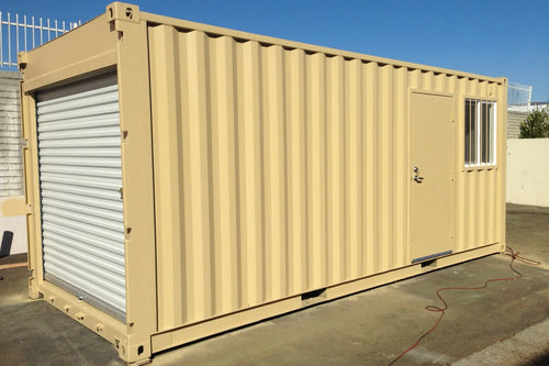 16Ft Storage Container With Roll-Up Door image 0