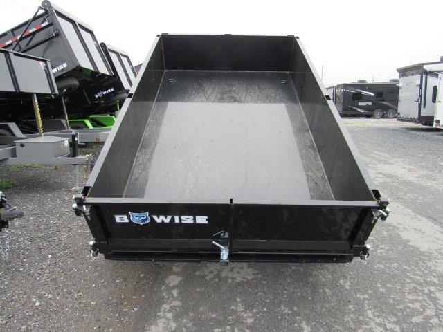 BWise 6 x 10 Low Profile Dump Trailer – Combo Gate &amp; Ladder Ramps image 0