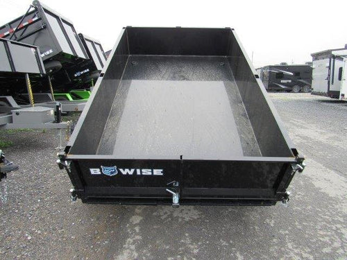 BWise 6 x 10 Low Profile Dump Trailer – Combo Gate &amp; Ladder Ramps image 0