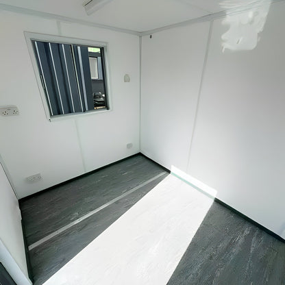 10ft × 8ft Shipping Container Office | Portable Anti-Vandal Building image 3