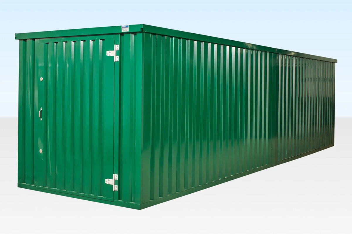 6M X 2.1M End Linked Flat Packed Container Bundle (Powder Coated) image 0