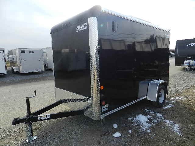 Car Mate 6 x 12 Enclosed Cargo Trailer – 6″ Added Height image 2