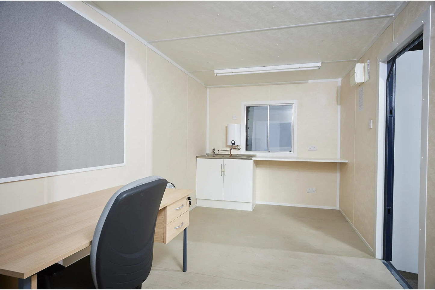 20Ft x 8Ft Steel Office/Canteen Cabin image 1