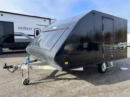 2021 Mission Trailers 101×12 Aluminum 2-Place Crossover/Hybrid w/Blackout PKG image 0