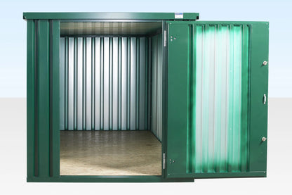 4m x 2.1m Powder Coated Flat Packed Store image 1