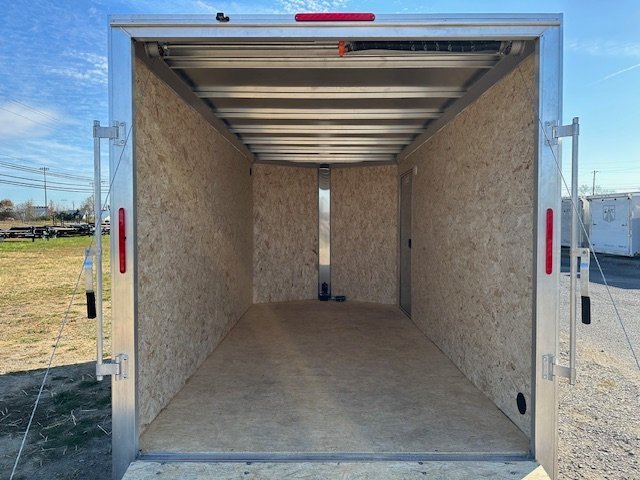Cargo Pro 7 x 14 V-Nose Aluminum Cargo Trailer – Ramp Door image 1