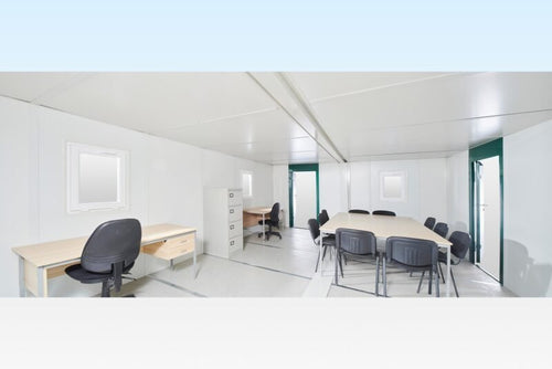 6.5M X 4.6M Side Linked Flat Pack Container Office image 0