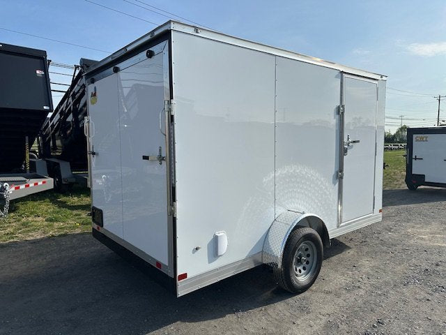 Covered Wagon 7’x12′ Enclosed Trailer — 6″ Added Height image 1