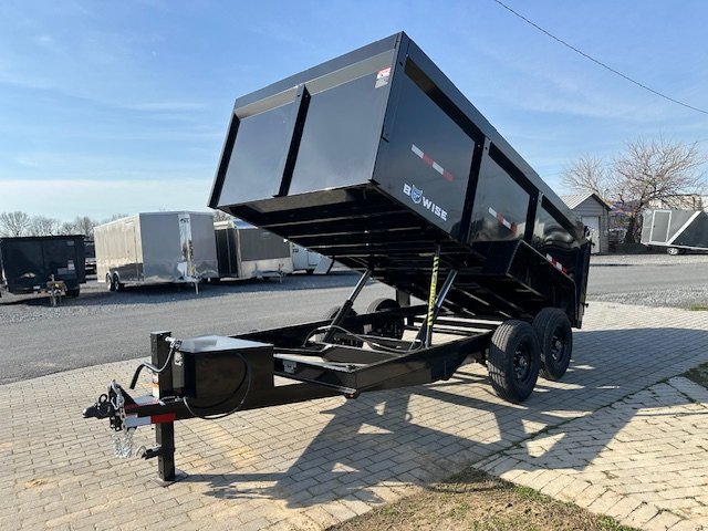 BWise 7 x 14 High Side Dump Trailer – Barn Doors image 2