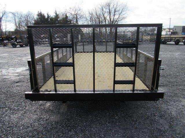 Premier 7 x 16 Landscape Utility Trailer – HD Ramp Gate image 1