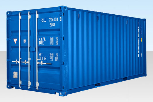 20Ft Shipping Container (One Trip) – Blue image 0