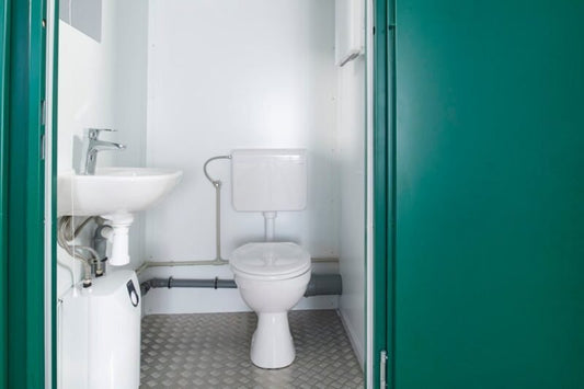 1+1 Double Mains Toilet 8Ft x 5Ft (Green) image 0