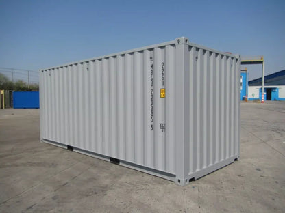 Grey New build 20ft Shipping Container image 0