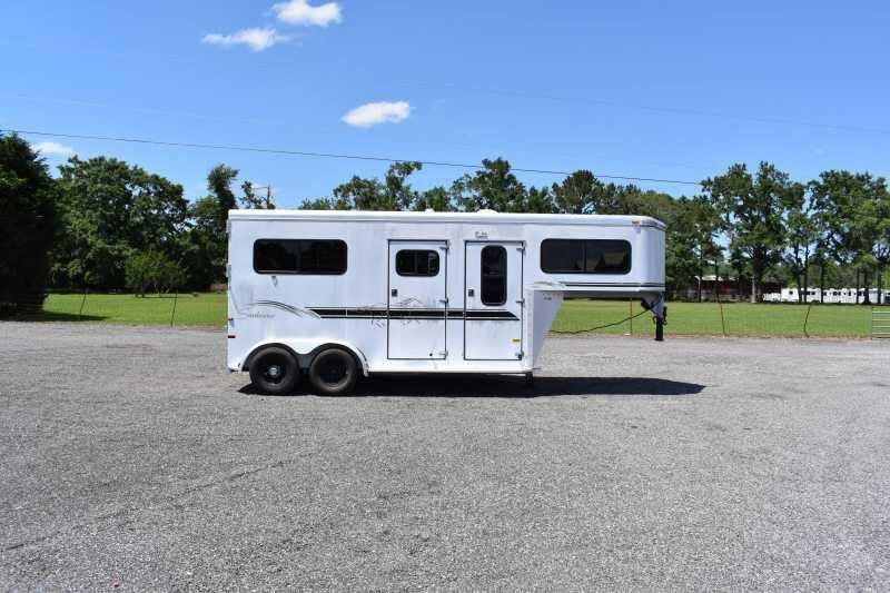 2000 Sundowner 7204GNST 2 Horse Trailer image 0
