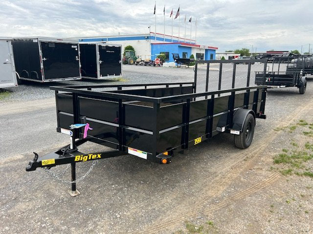 Big Tex 6 x 14 Landscape Utility Trailer – High Steel Sides image 2