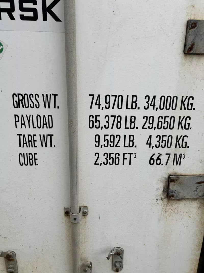 Maersk RAHC-031 Used 40ft Cold Storage Reefer Container – Model CCR18060 image 3