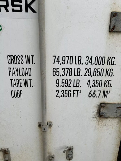 Maersk RAHC-031 Used 40ft Cold Storage Reefer Container – Model CCR18060 image 3