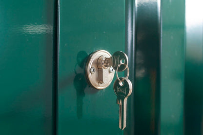 (Powder Coated) Flat Packed Metal Storage Container image 3