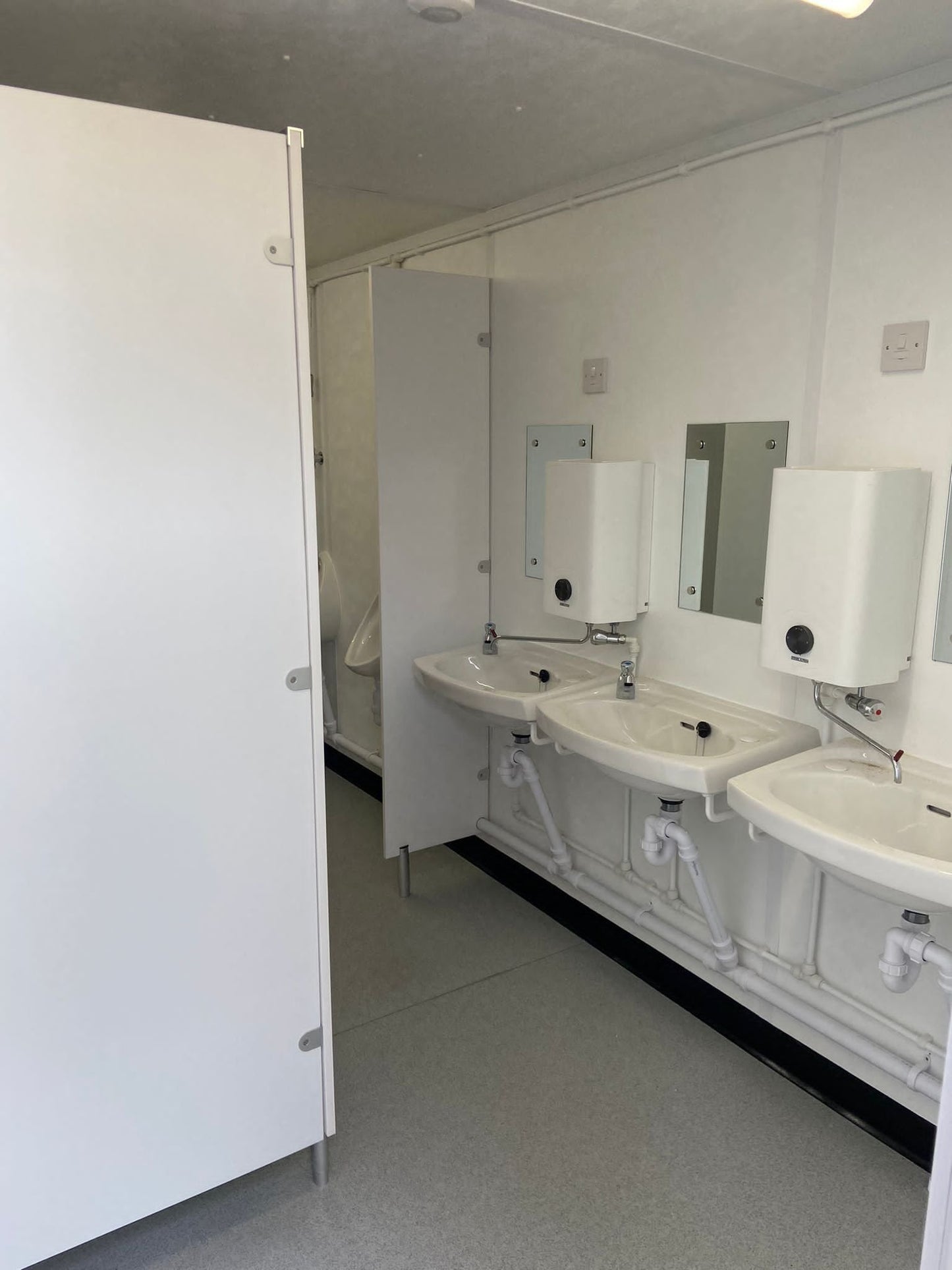 3+1 Steel Toilet Cabin 16Ft x 9Ft image 1