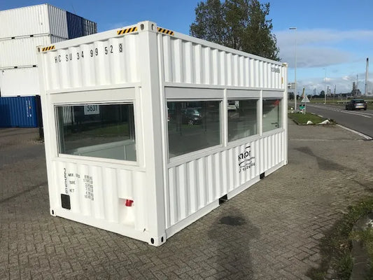 20ft High Cube Fixed Glazing Observation Container image 0