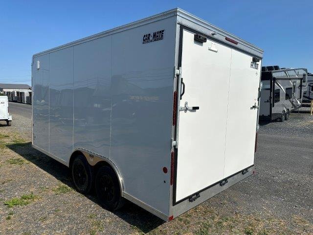Car Mate 8.5 x 16 Enclosed Cargo Trailer – Aluminum Wheels image 2