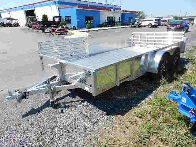 Sport Haven 7×14 Dual Axle Utility Trailer – Side ATV Ramp image 2