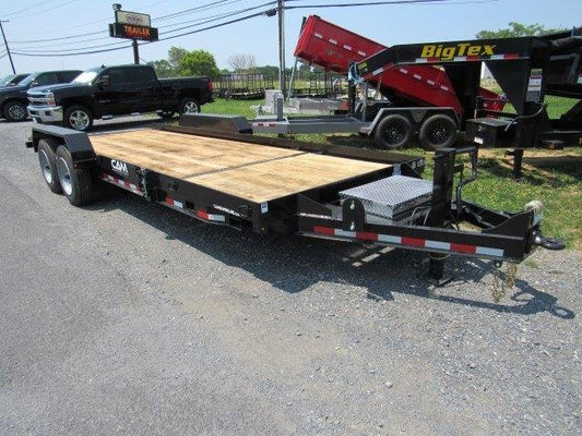 CAM Superline 7 x 21 Equipment Trailer – Gravity Split-Tilt image 0