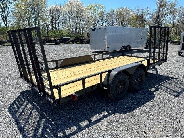 Carry-On 7 x 16 Landscape Utility Trailer – Side ATV Ramp image 3