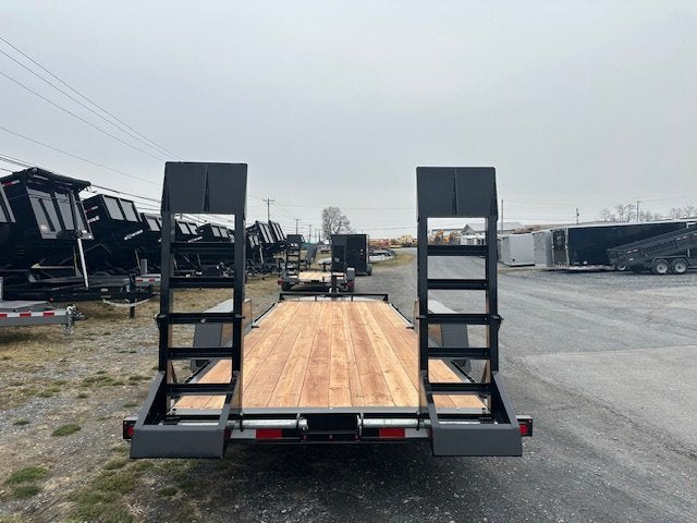 BWise 7 x 20 Heavy Duty Equipment Trailer – Ladder Ramps image 1