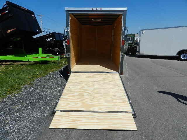 Diamond Cargo 6 x 12 Enclosed Trailer – Ramp Door image 1