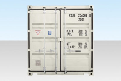 20Ft Shipping Container (One Trip) – White image 1