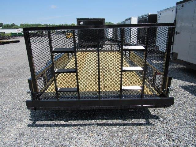 Premier 7 x 16 Landscape Utility Trailer – Rear Ramp Gate image 1