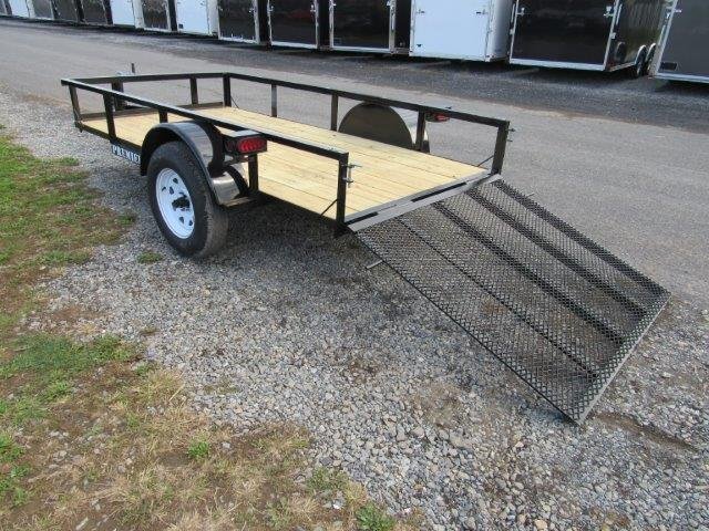 Premier 5 x 10 Landscape Utility Trailer – Rear Ramp Gate image 3