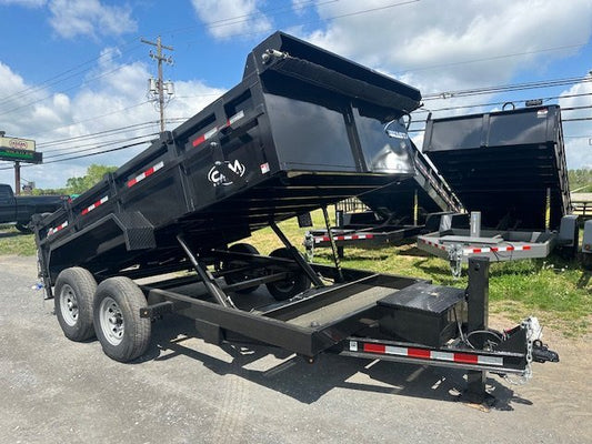 CAM Superline Beast 7 x 14 Dump Trailer – Hydraulic Jack image 0