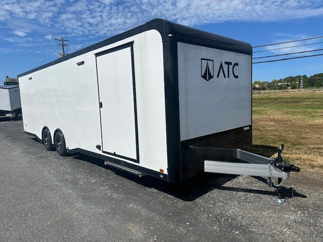 ATC 8.5 x 28 Aluminum Enclosed Car Trailer – ROM 450 image 0